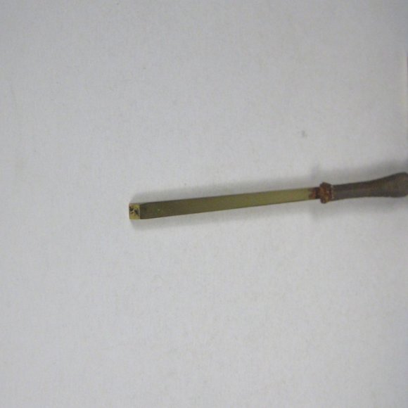 Vintage Bronze Metal Thin Crucifix Robed Jesus Wall Decor Hanging Brass 10 inch - Picture 6 of 14